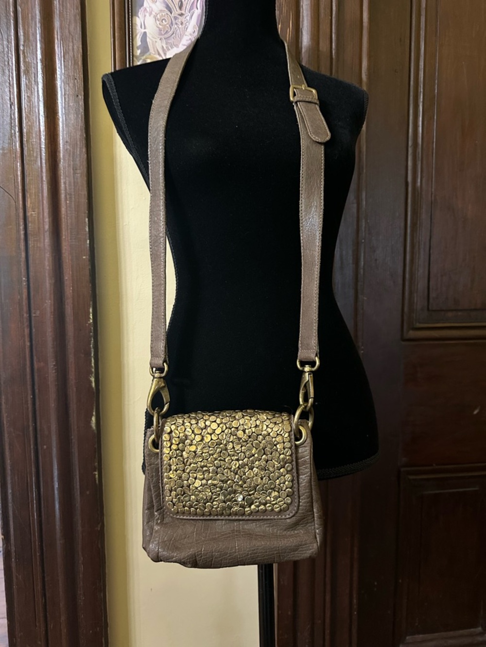 Monserat De Lucca studded cross body bag